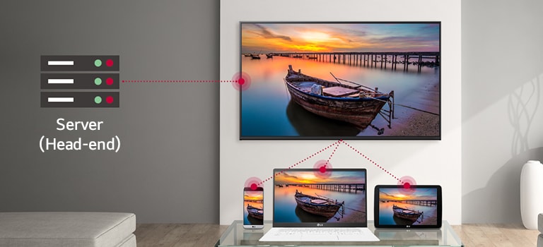 With the TV’s SoftAP function, other devices such as mobile phones, laptops, and tablets can be connected.