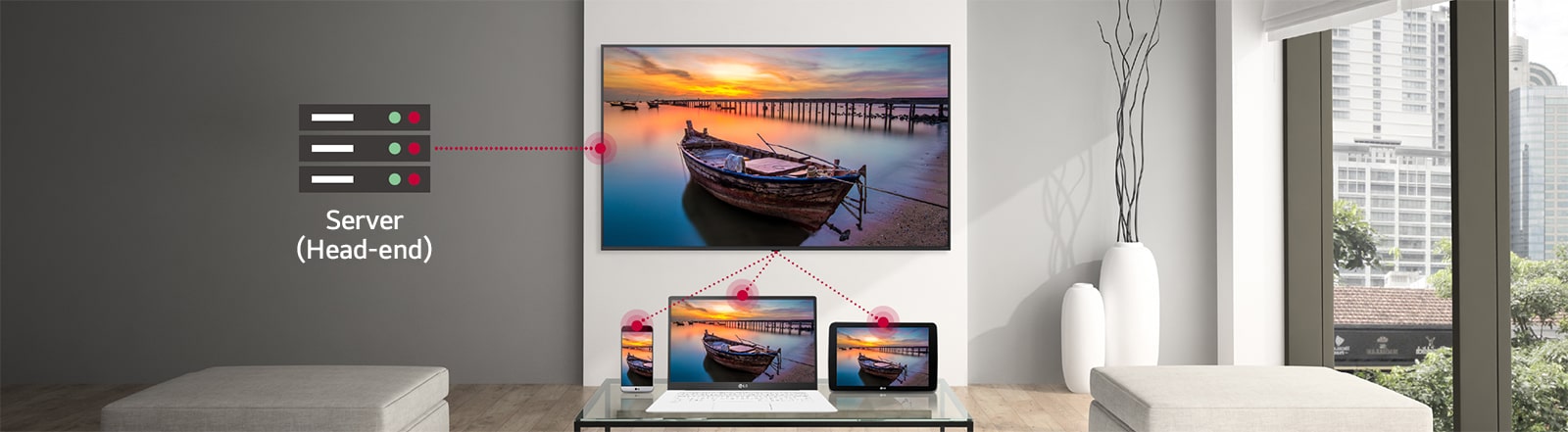 With the TV’s SoftAP function, other devices such as mobile phones, laptops, and tablets can be connected.