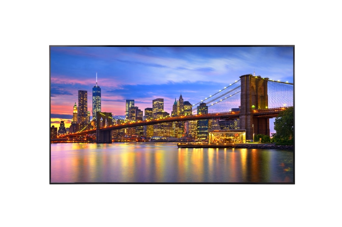 LG 75'' 3,000nits UHD Open-frame Display, Front view with infill image, 75XF3C-B