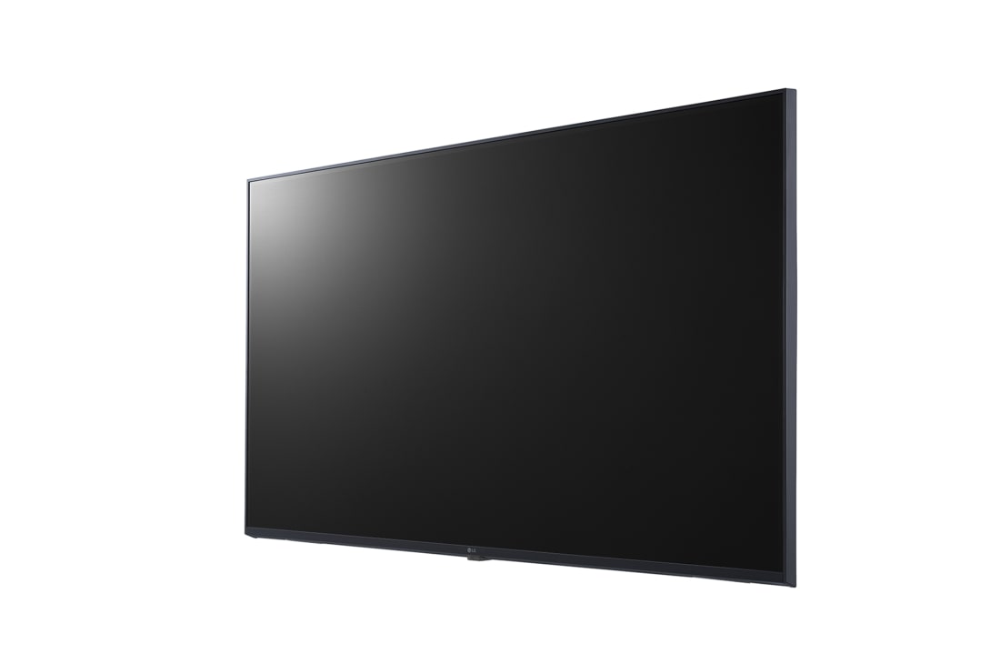 LG UHD Standard Signage, -45 degree side view, 43UL3J-N, thumbnail 4