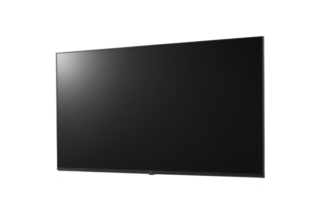 LG webOS UHD Signage, -15 degree side view, 43UL3J-E, thumbnail 3