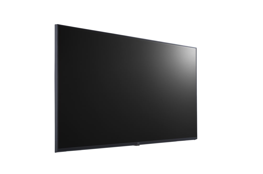 LG webOS UHD Signage, +45 degree side view, 43UL3J-E, thumbnail 5