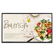 LG Full HD Standard Signage, Front view with infill image, 32SM5J-B, thumbnail 1