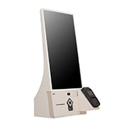 LG Self-ordering Kiosk, +45 degree side view, 27KC3PK-C, thumbnail 5