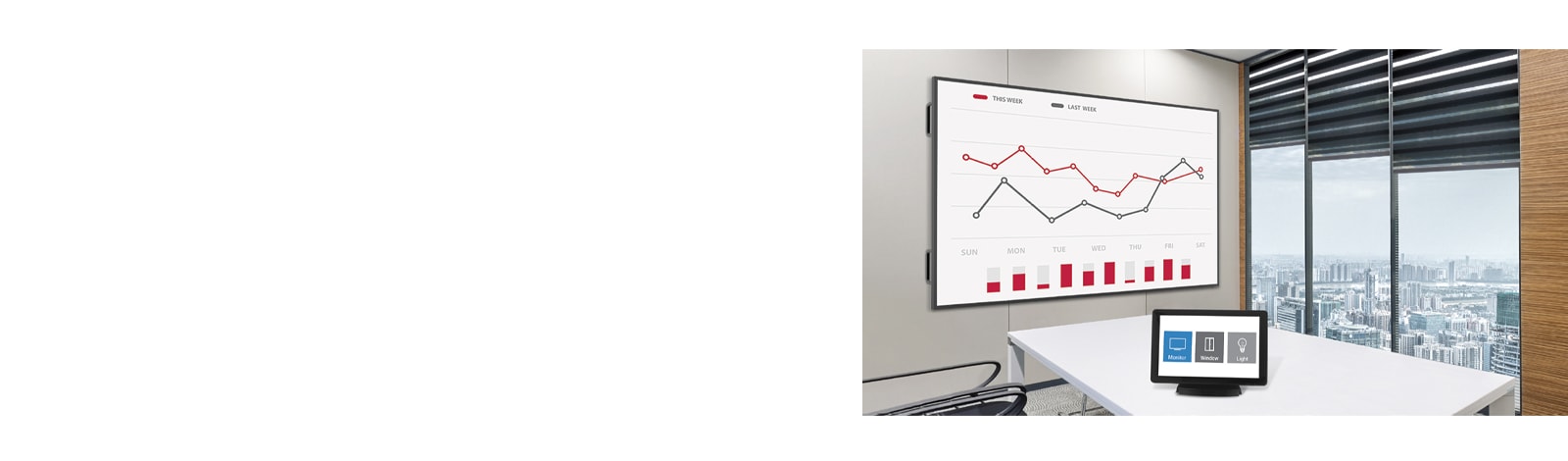 The AV control system helps users control the UM5K