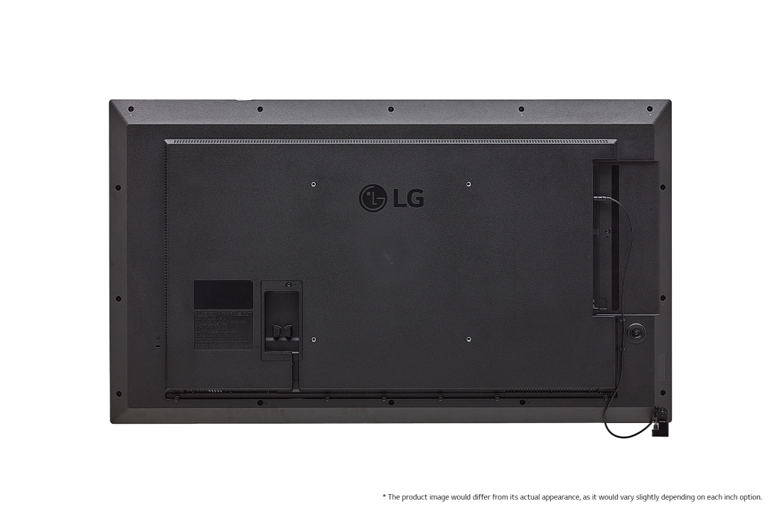 LG UHD Standard Signage, Rear view (* The product image would differ from its actual appearance, as it would vary slightly depending on each inch option.), 55UM5N-H, thumbnail 8