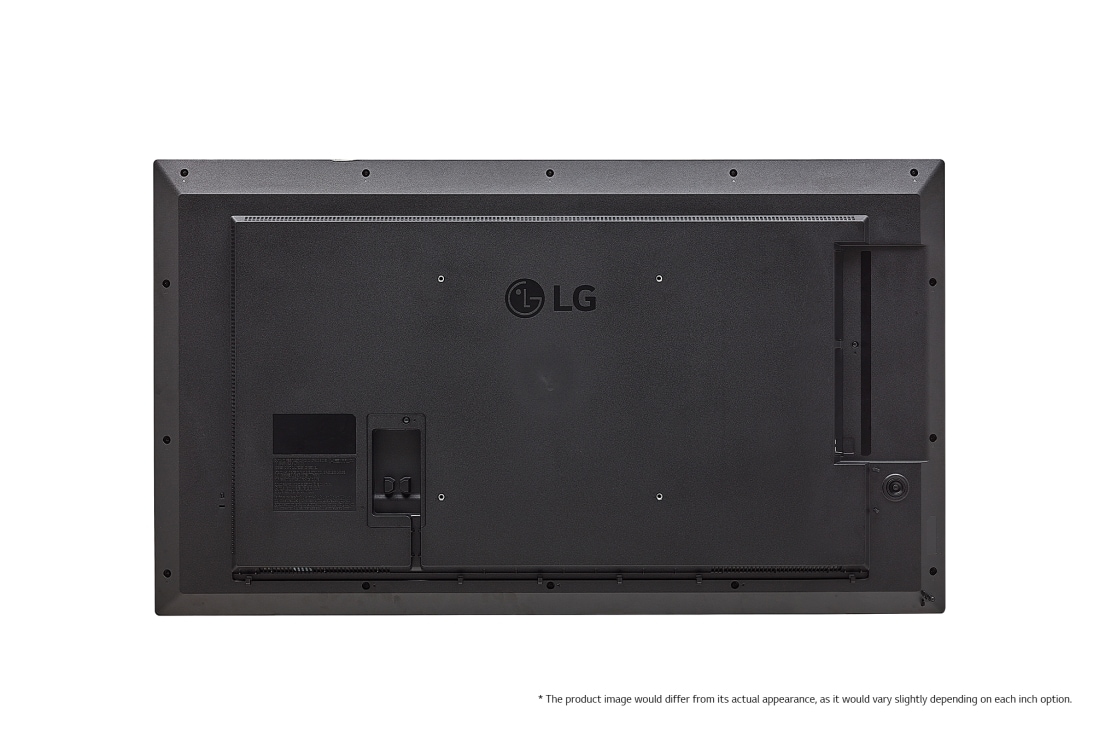 LG UHD Standard Signage, Rear view 2 (* The product image would differ from its actual appearance, as it would vary slightly depending on each inch option.), 55UM5N-H, thumbnail 9