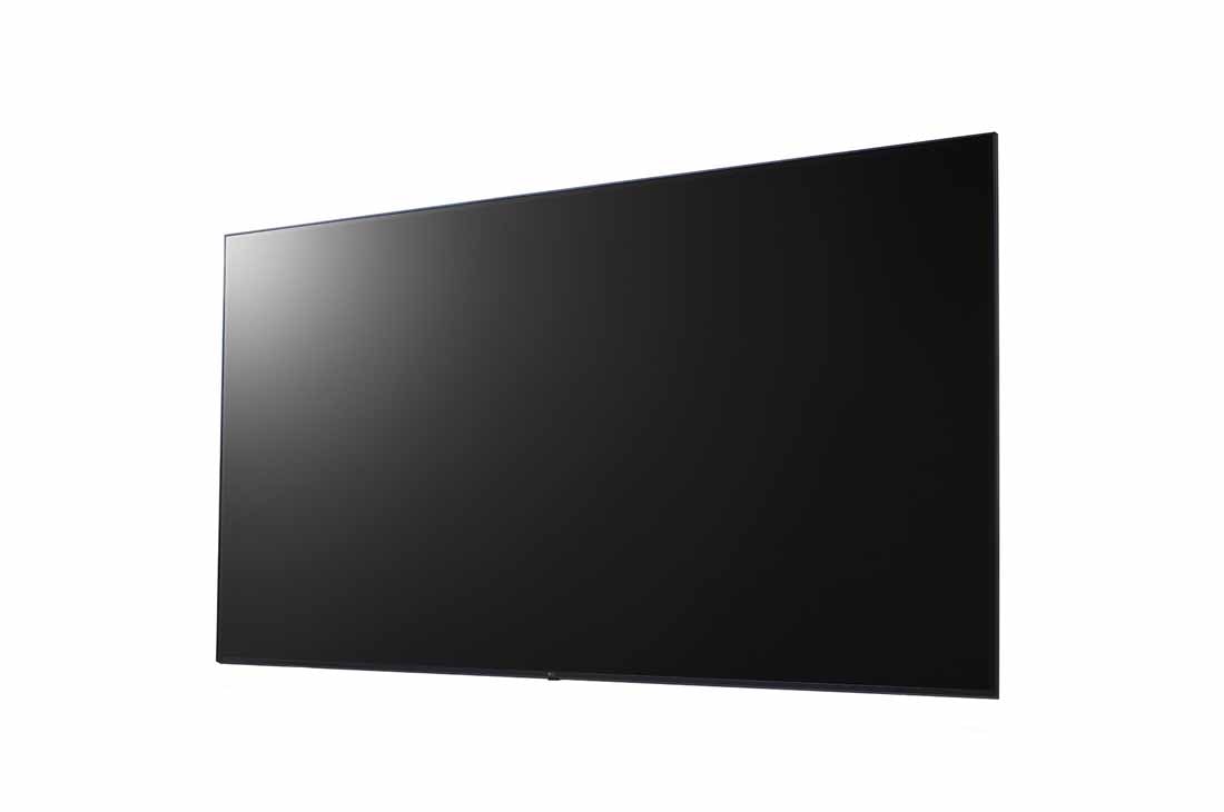 LG webOS UHD Signage, -15 degree side view, 86UL3J-N, thumbnail 3