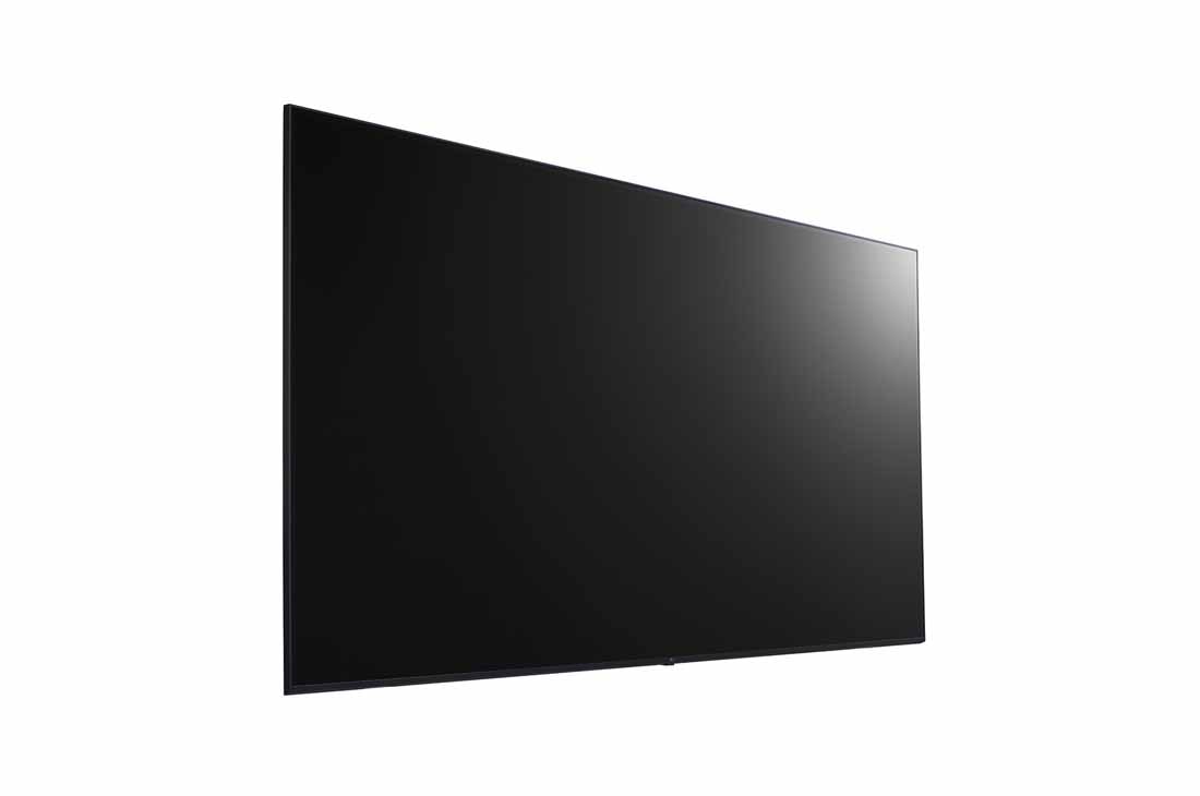 LG webOS UHD Signage, +45 degree side view, 86UL3J-N, thumbnail 5