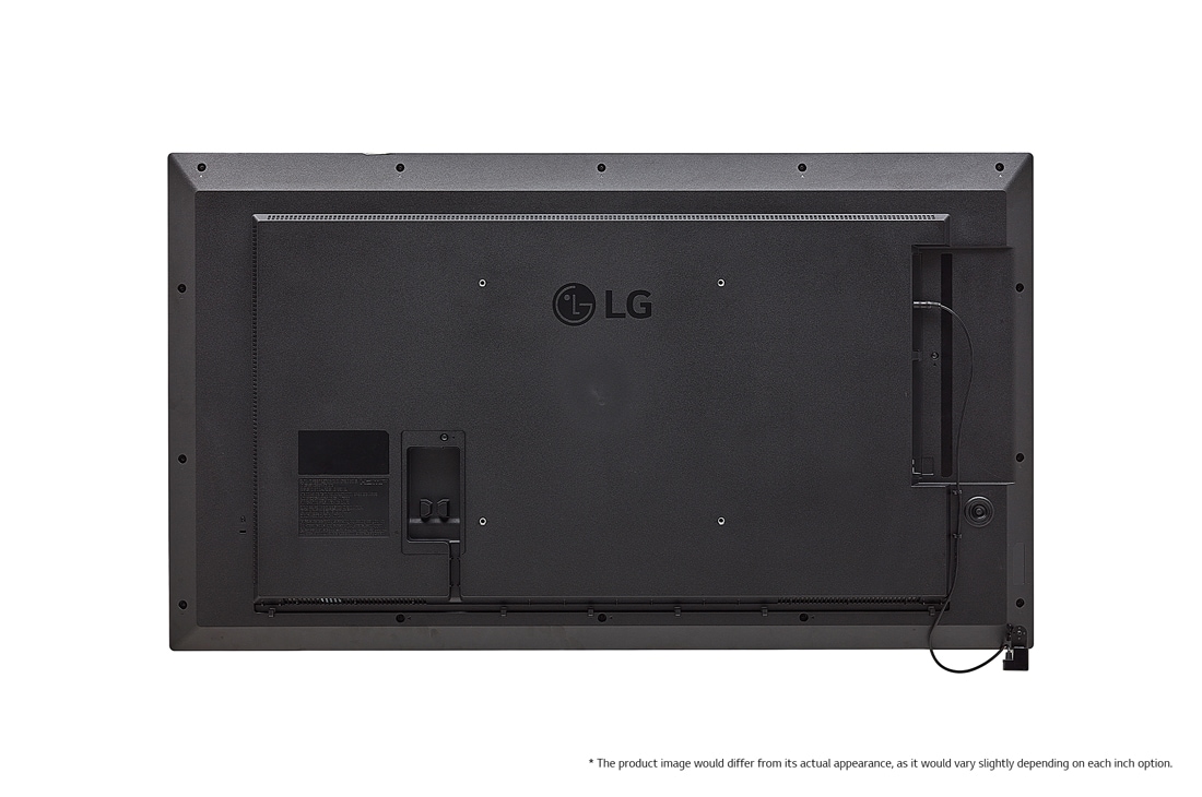 LG UHD Signage Display, Rear view (* The product image would differ from its actual appearance, as it would vary slightly depending on each inch option.), 43UM5N-E, thumbnail 8