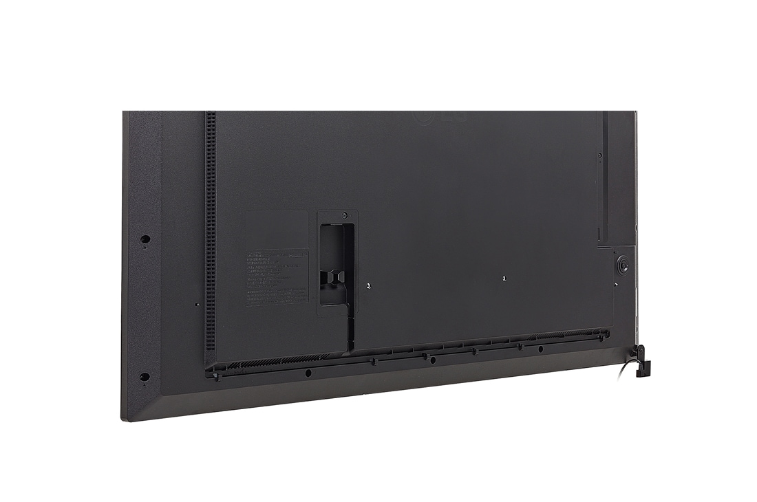 LG UHD Signage Display, Close-up image of bottom left corner (* The product image would differ from its actual appearance, as it would vary slightly depending on each inch option.), 65UM5N-E, thumbnail 14
