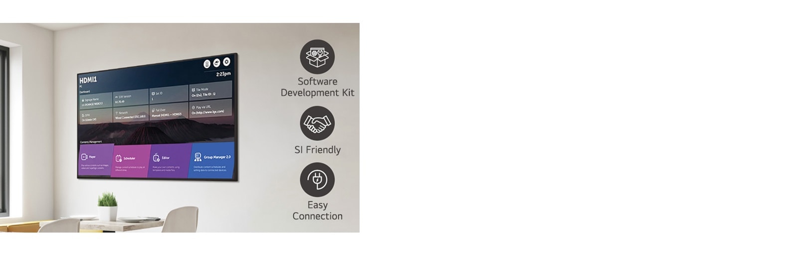 A number of tasks can be done at the same time with the intuitive UI.