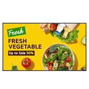 LG UHD Signage, Front view with infill image, 49UV5N-E (NA), thumbnail 1