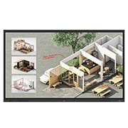 LG CreateBoard Standard, Front view with infill image, 86TR3DQ, thumbnail 1