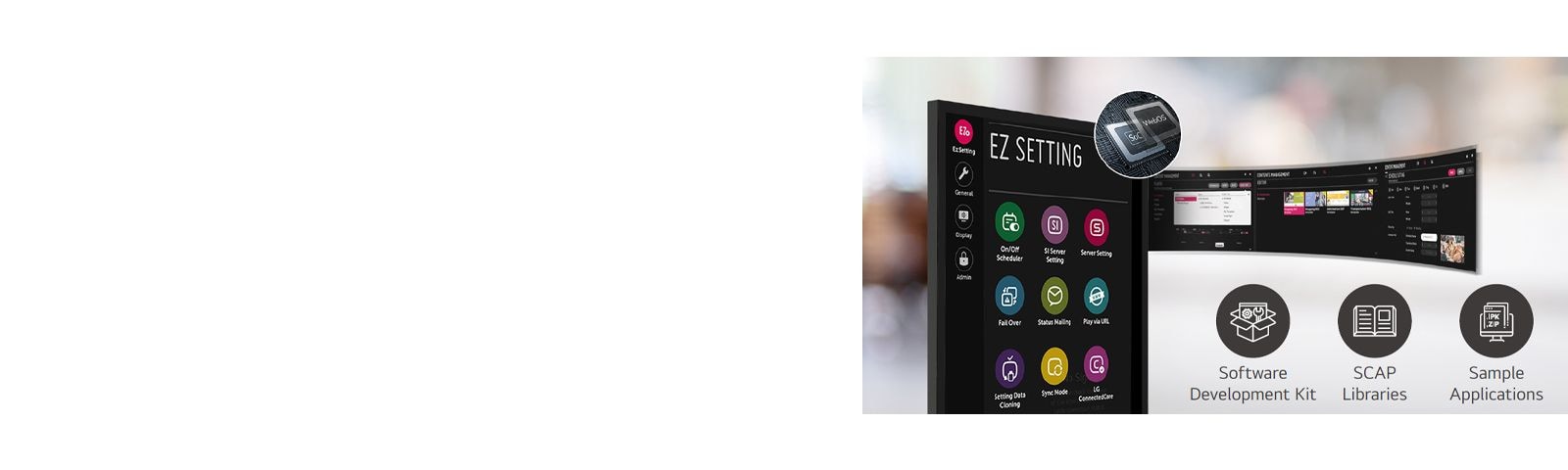 It has improved user convenience by utilizing the SoC and webOS.