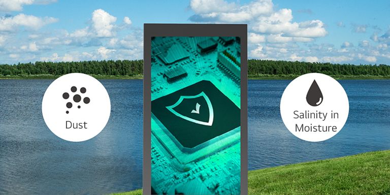 The XF3PS has a conformal coating making it resistant to dust and salinity in moisture.