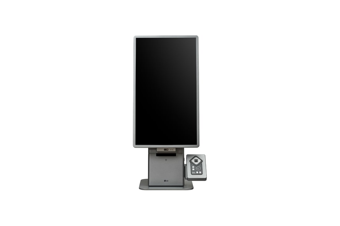 LG Kiosk, Front view with tactile keypad (Portrait mode, Counter-Top), 27KC3P-M, thumbnail 3