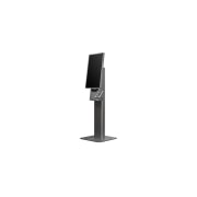 LG Kiosk, -45 degree side view with tactile keypad (Portrait mode, Floor Stand), 27KC3P-M, thumbnail 7