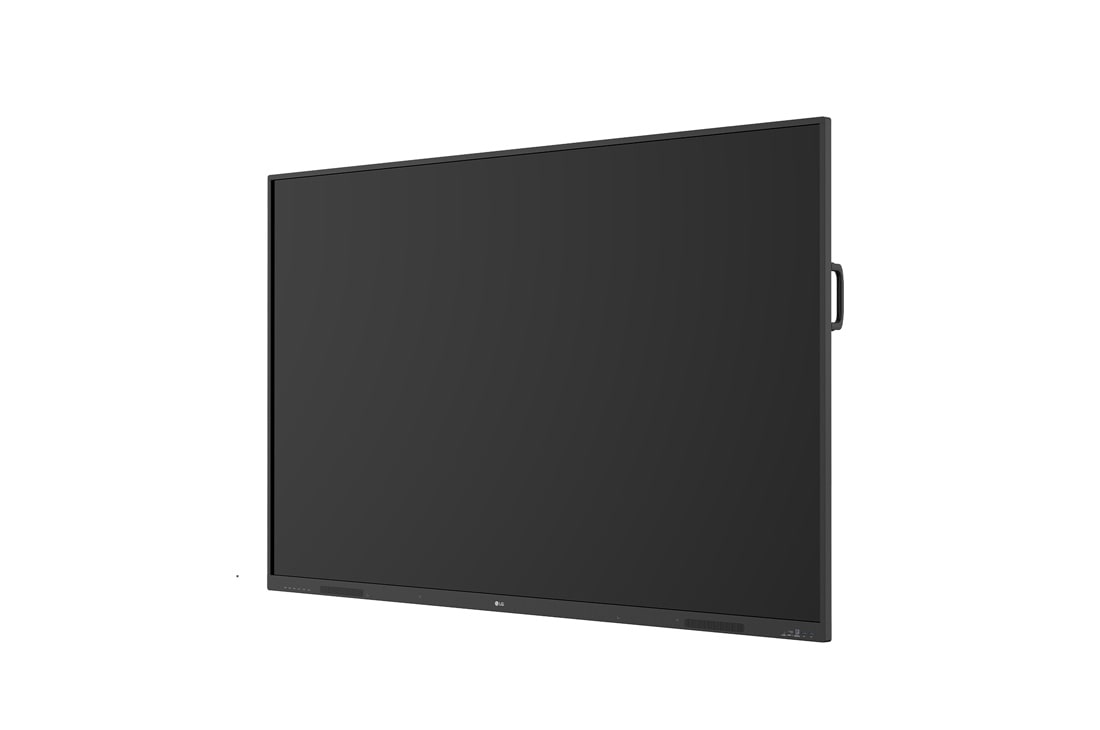 LG Interactive Digital Board, -45 degree side view, 86TR3BQ, thumbnail 3