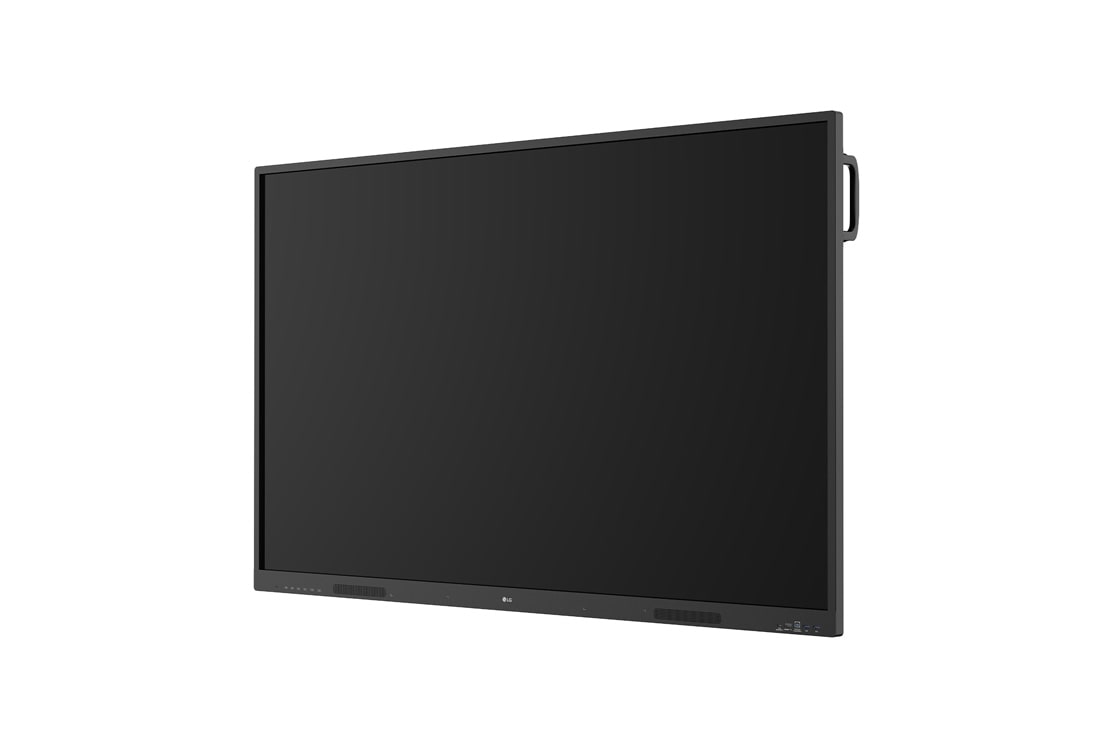 LG Interactive Digital Board, -45 degree side view, 65TR3BQ, thumbnail 3