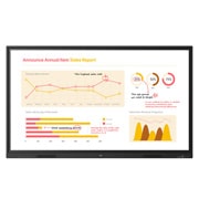 LG Interactive Digital Board, Front view with infill image, 65TR3BQ, thumbnail 1
