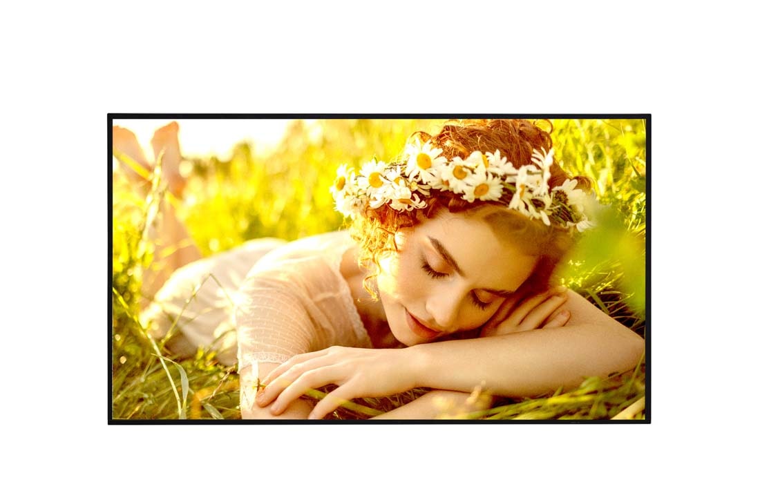 LG UHD Signage, Front view with infill image, 75UL5Q-E