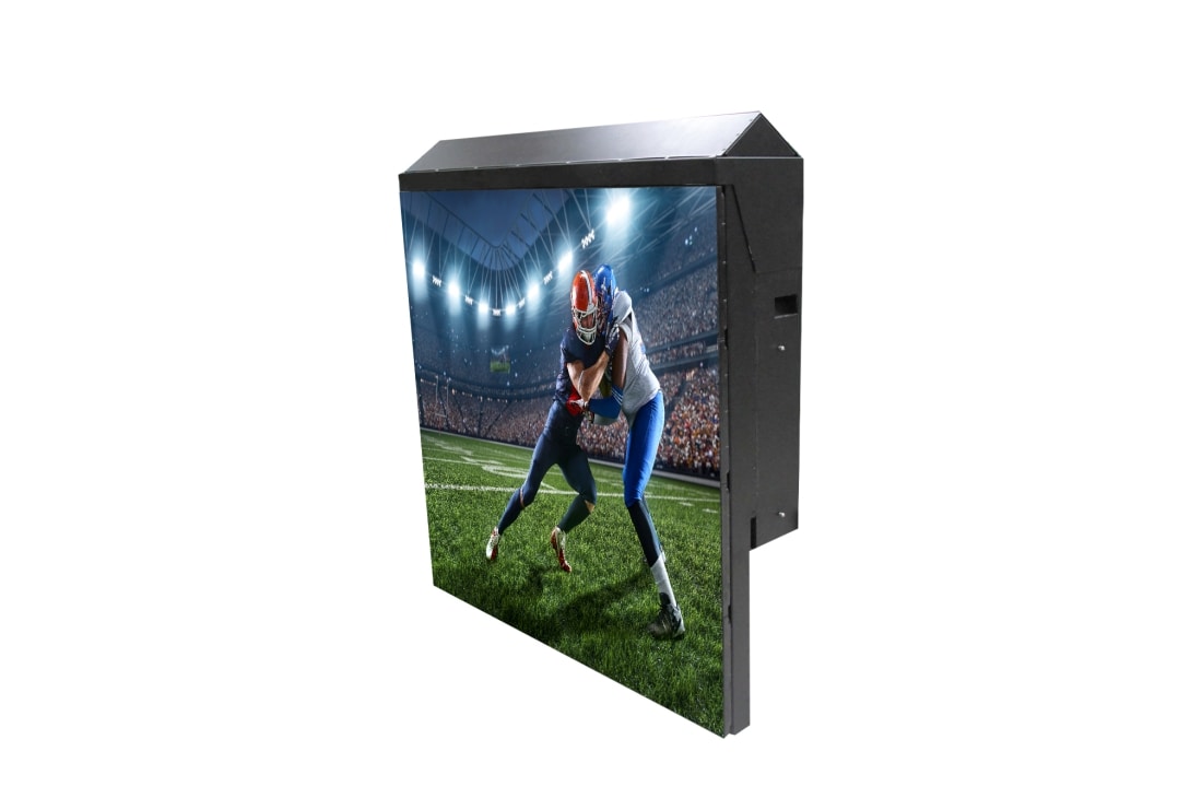 LG Stadium Series (Ribbon Board), -45 degree side view with infill image, LBF160DA4D, thumbnail 2