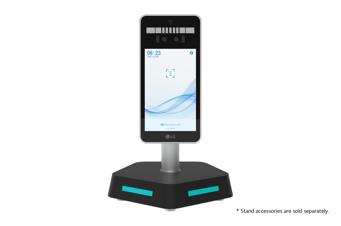 LG Thermal Sensing Terminal, Front view with table stand (* Stand accessories are sold separately.), 8KC5PJ, thumbnail 2