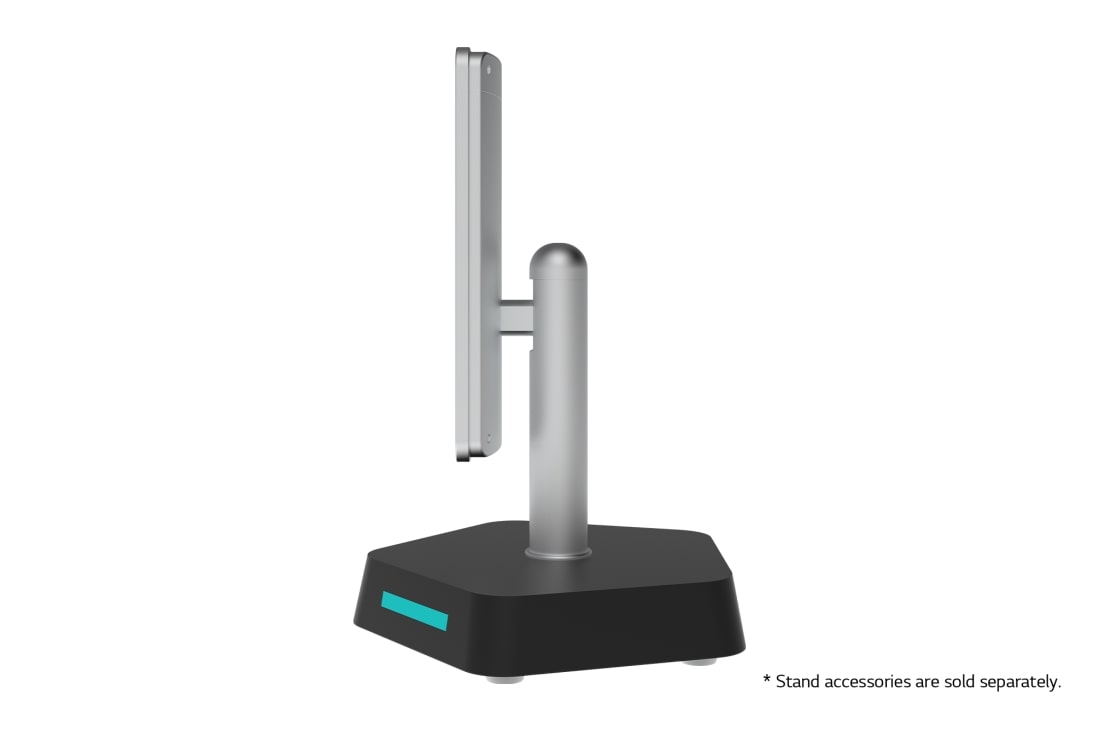 LG Thermal Sensing Terminal, -90 degree side view with table stand (* Stand accessories are sold separately.), 8KC5PJ, thumbnail 4