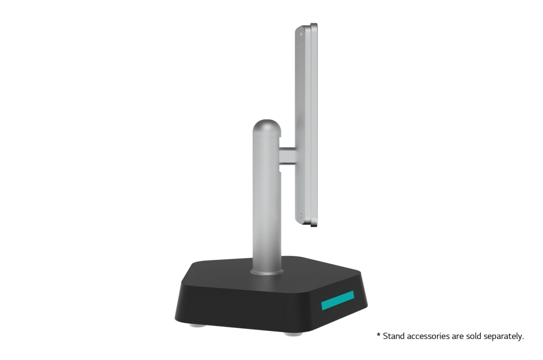 LG Thermal Sensing Terminal, +90 degree side view with table stand (* Stand accessories are sold separately.), 8KC5PJ, thumbnail 6