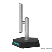 LG Thermal Sensing Terminal, -90 degree side view with table stand (* Stand accessories are sold separately.), 8KC5PJ, thumbnail 4