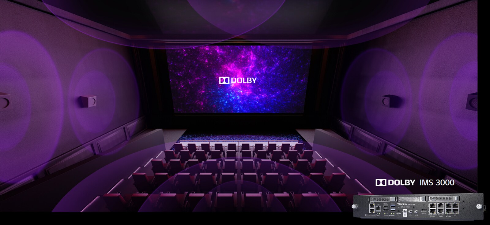 Màn hình LG LED Cinema tương thích với Dolby.