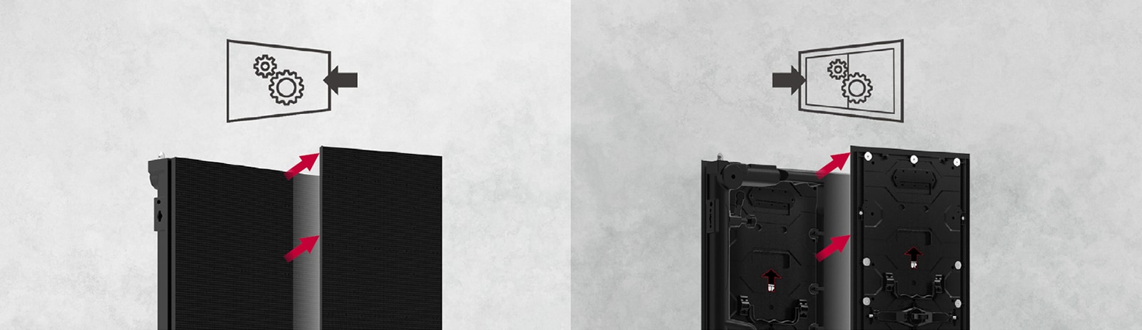 Capable of front or rear installation depending on the customers' needs.