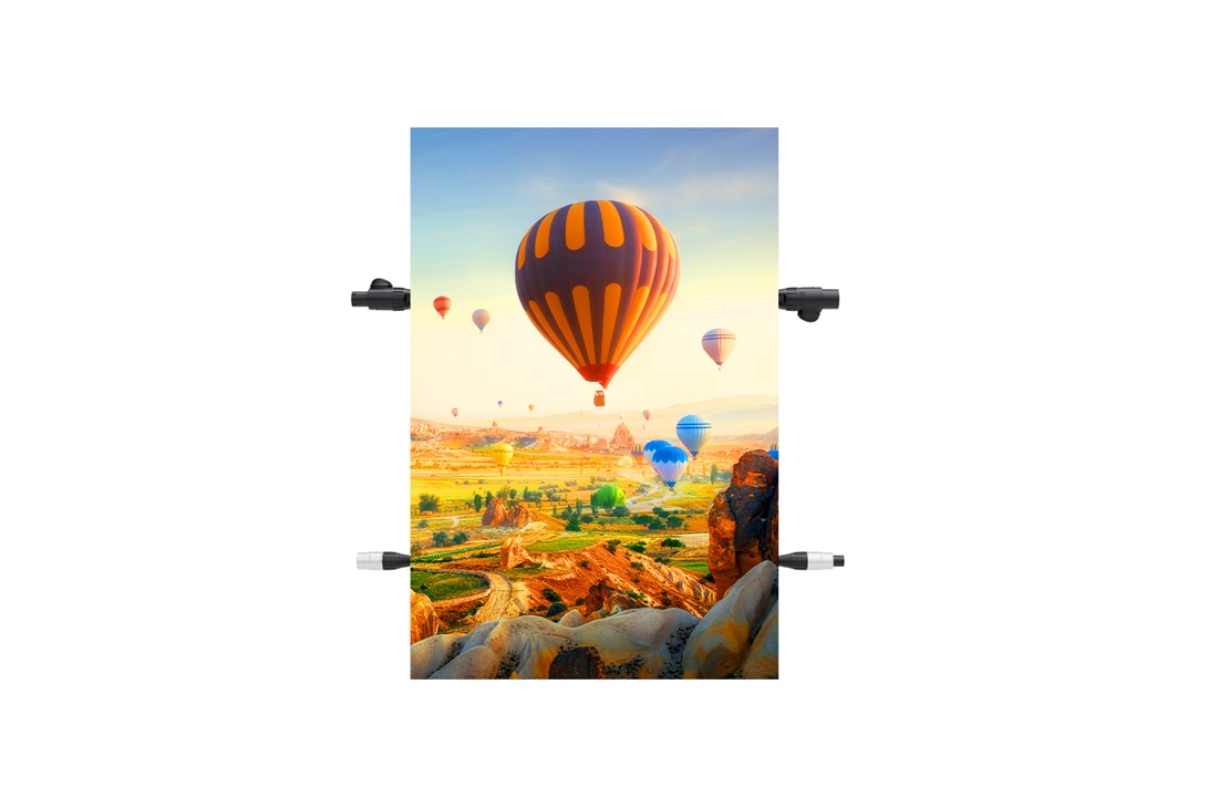 LG Outdoor LED, Front view with infill image, GNPA083-CG