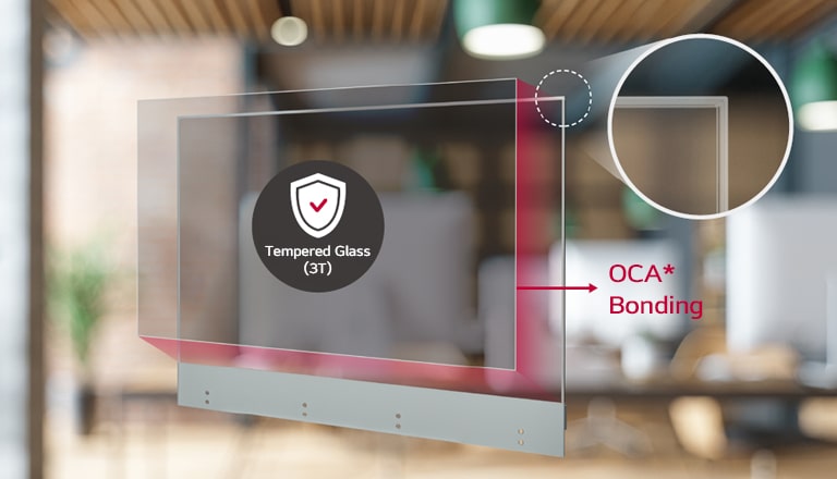 Attach thin and transparent tempered glass to the screen to maximize product protection and user safety.