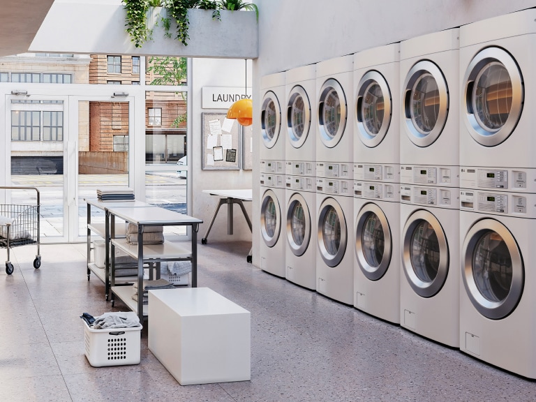 Industrial washing machine laundromat discount