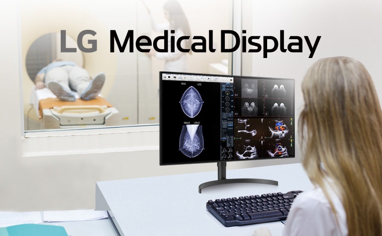 Doctor can check the diagnostic medical images quickly and conveniently using LG Medical Display.