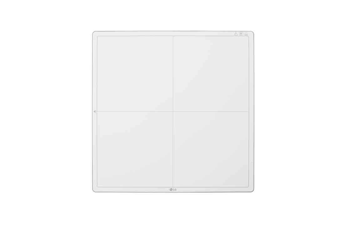 LG 17 x 17-inch Wireless/ Wired Digital X-ray Detctor, Front view, 17HK701G-W
