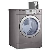 LG 7.3 cu.ft Standard Capacity Dryer, -15 degree side view, GIANT DRYER, thumbnail 3