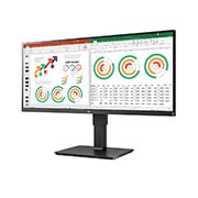 LG 34'' UltraWide™ QHD IPS Monitor, -15 degree side view, 34BN770, thumbnail 2