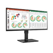 LG 34'' UltraWide™ QHD IPS Monitor, +15 degree side view, 34BN770, thumbnail 3