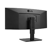 LG 34'' UltraWide™ QHD Curved Monitor, +15 degree rear view, 34BN77C, thumbnail 7
