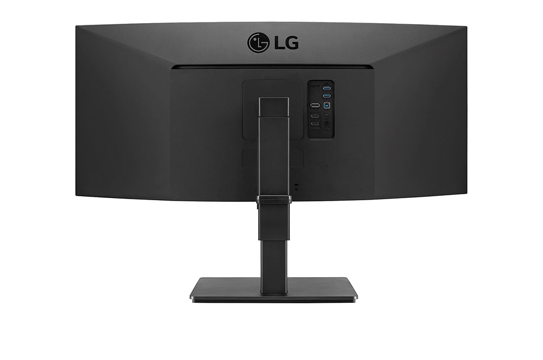 LG 34'' UltraWide™ QHD Curved Monitor, Rear view, 34BN77C, thumbnail 6