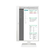 LG 24'' All-in-One Thin Client for Healthcare, front view of the screen pivoting +90 degrees, 24CN670W, thumbnail 10
