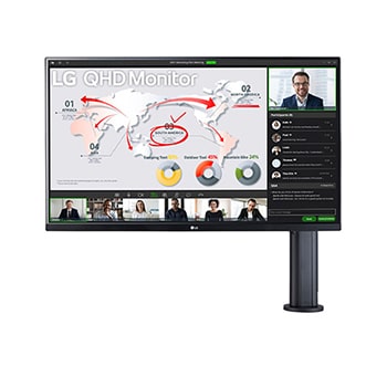 31.5" QHD Ergo IPS Monitor with USB Type-C™1