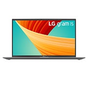 LG gram 15'' Ultra-lightweight with FHD IPS Anti glare Display and Intel® Evo 13th Gen. Processors, Front view, 15Z90R, thumbnail 1