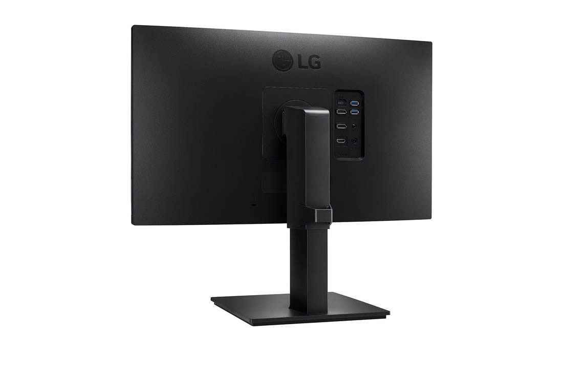 LG 23.8'' QHD IPS Monitor with Daisy Chain and USB Type-C™, rear perspective view, 24BP75Q, thumbnail 7