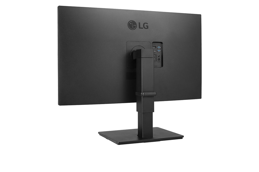 LG 31.5'' QHD IPS monitor with USB Type-C™, rear perspective view, 32BR85Q, thumbnail 7