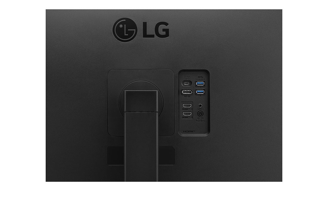 LG 31.5'' QHD IPS monitor with USB Type-C™, Ports close-up view, 32BR85Q, thumbnail 8