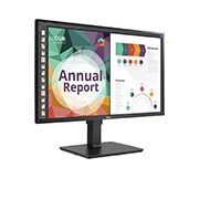 LG 31.5'' QHD IPS monitor with USB Type-C™, +30 degree side view, 32BR85Q, thumbnail 4